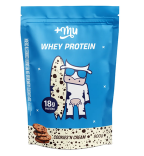 Whey Concentrado +Mu - Cookies'n Cream - Refil 900g