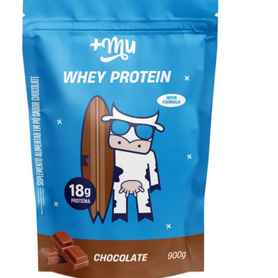 Whey Concentrado +Mu - Chocolate - Refil 900g