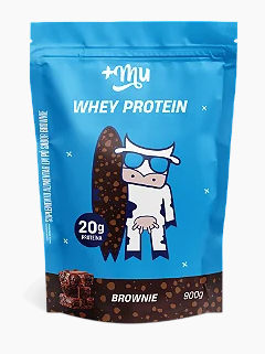 Whey Concentrado +Mu - Brownie - Refil 900g