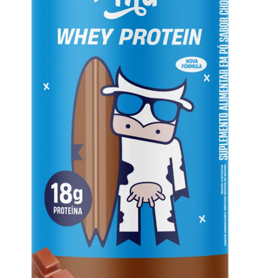 Whey Concentrado +Mu - Chocolate - Pote 450g