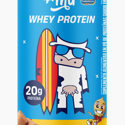 [LANÇAMENTO] Whey Concentrado +MU - Paçoquita - Pote 450G