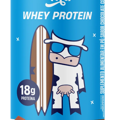 WHEY CONCENTRADO +MU - CHOCOLATE COM COCO - POTE 450G