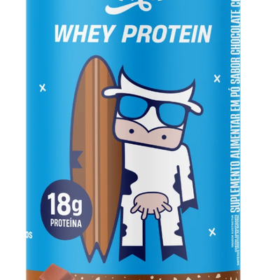 WHEY CONCENTRADO +MU - CHOCOLATE COM AVELÃ - POTE 450G