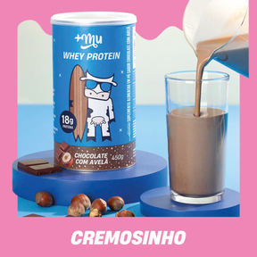 Whey Concentrado +Mu - Cookies'n Cream - Garrafinha 31g