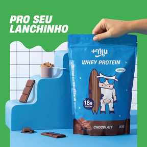 Whey Concentrado +Mu - Cookies'n Cream - Garrafinha 31g