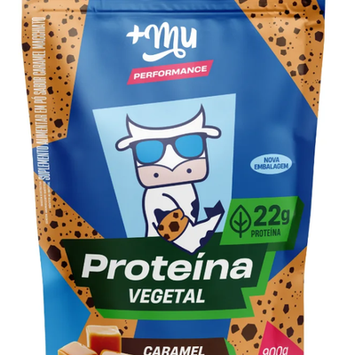 Proteína Vegetal +Mu Performance - Caramel Macchiato - Refil 900g