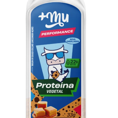 Proteína Vegetal +Mu Performance - Caramel Macchiato - Garrafinha 33g