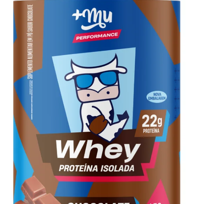 Whey Isolado +Mu Performance - Chocolate - Pote 450g