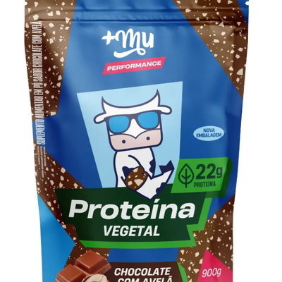 Proteína Vegetal +Mu Performance - Chocolate com Avelã - Refil 900g