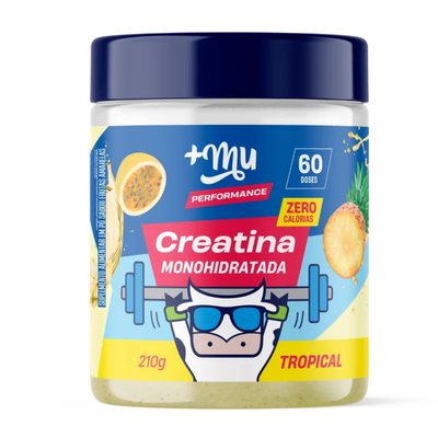 Creatina +Mu Performance 100% Pura - Tropical - 210g