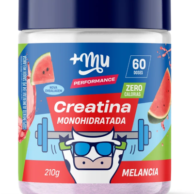 Creatina +Mu Performance 100% Pura - Melancia - 210g