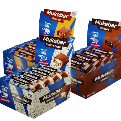 Combo Mukebar +Mu Performance (3 Caixas Sabores Mistos - 36 uni.) - 720g