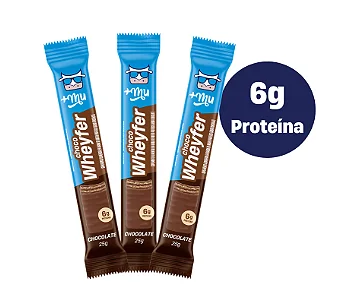 [Lançamento] Combo Chocowheyfer +Mu (5 Caixas Sabores chocolate com coco, chocolate com avelã, chocolate, baunilha e cookies - 60 uni.) - 1200g