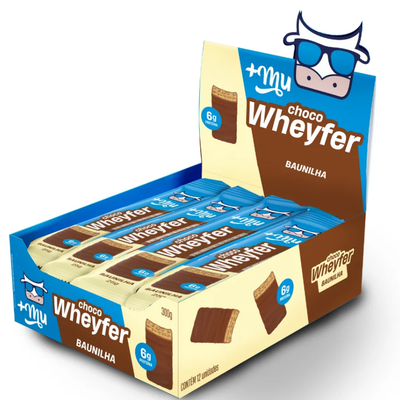 Chocowheyfer +Mu - Baunilha - Caixa 12 unidades - 300g