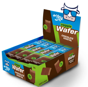 Chocowafer Vegetal +Mu - Chocolate - Caixa 12 Unidades - 300g